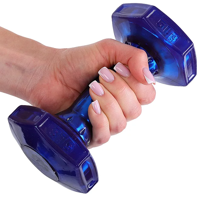 Гантель для фитнеса с TPU покрытием ZELART
 Jelly Urethane Coated Dumbbells TA-2946-5LB 1шт 2,3кг (Фиолетовый)