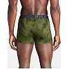 Труси чоловічі UNDER ARMOUR PERFORMANCE COTTON - PRINT 3 IN 3PK зелений, сірий, чорний