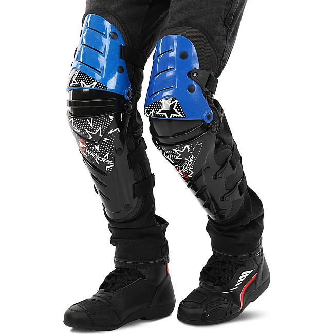 Мотонаколенники ALPINESTAR MS-4372 2шт (Черный-синий)