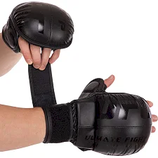 Перчатки Крабы спаринговые для MMA UFC BO-0554 (Черный)
