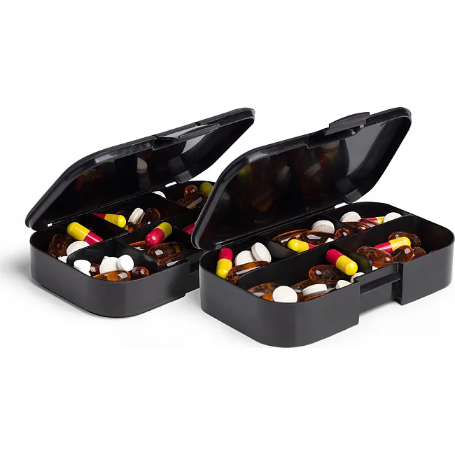 Таблетниця Smartshake Pillbox Organiser 2-pack Black