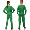 Спортивный костюм
 детский кофта на молнии и брюки LIDONG LD-581 26-32 (Черный-салатовый)