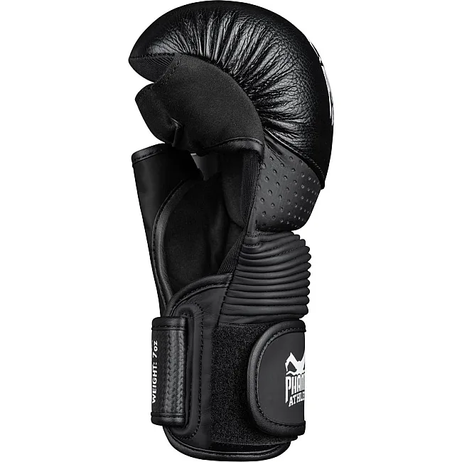 Перчатки для ММА Phantom RIOT Pro Black (капа в подарок)
