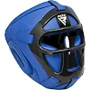 Боксерський шолом RDX T1 Grill Full Blue (капа у комплекті)