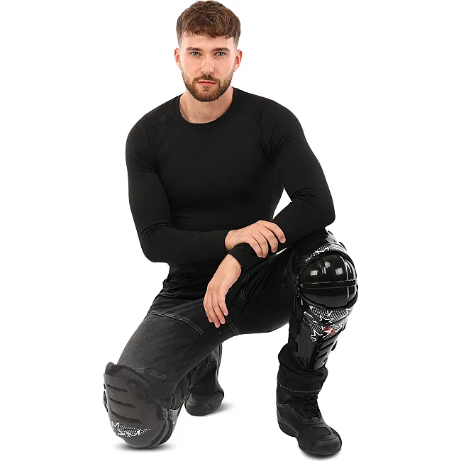 Мотонаколенники ALPINESTAR MS-4372 2шт (Черный-синий)