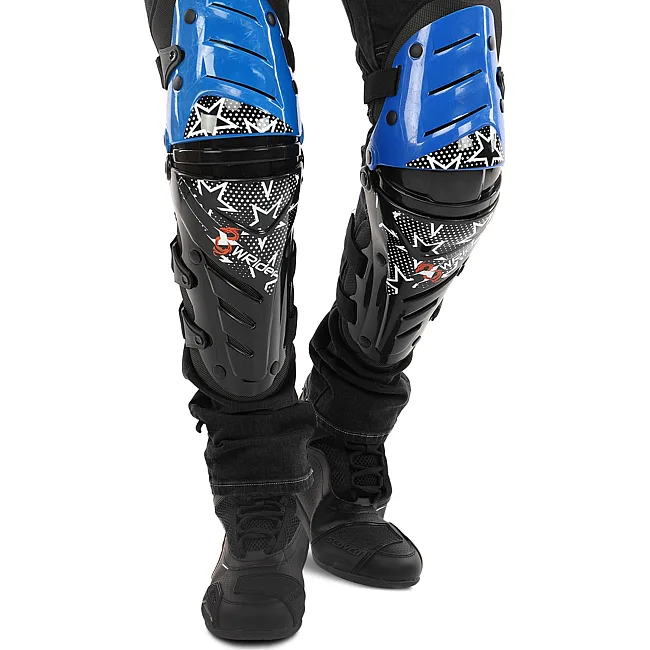 Мотонаколенники ALPINESTAR MS-4372 2шт (Черный-синий)