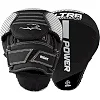 Лапы боксерские PowerPlay 3044 Pro Carbon Ultra Series Черно-Белые PU