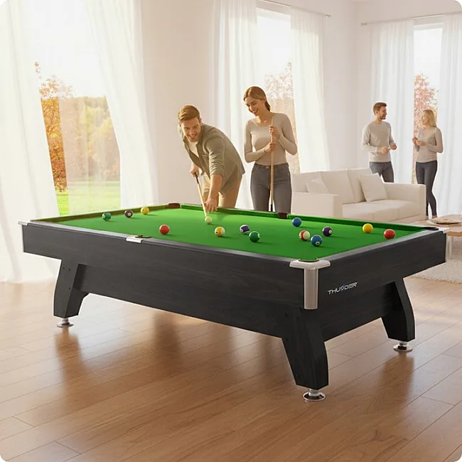 Більярдний стіл THUNDER BOLD-BLACK 7FT, 214 х 122 х 81 см