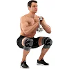 Наколенники спортивные эластичные компрессионные с фиксирующим ремнем KNEE BRACE EZOUS A-07 2шт (Серый-черный)