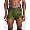 Труси чоловічі UNDER ARMOUR PERFORMANCE COTTON - PRINT 3 IN 3PK зелений, сірий, чорний