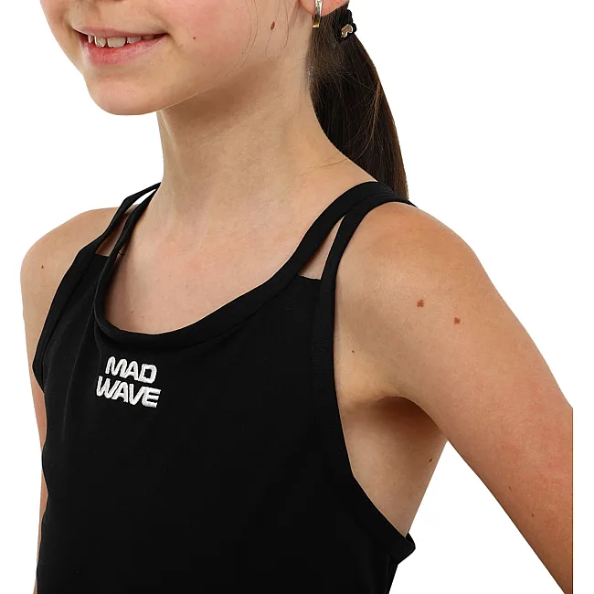 Купальник для детей слитный MADWAVE CRSBACK Junior PBT M140913 8-15 лет