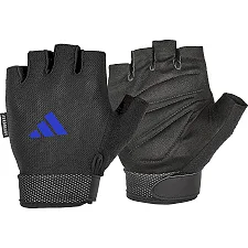 Рукавички для тренінгу Adidas Essential Adjustable Gloves чорний, синій M