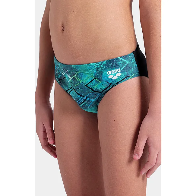 Детские плавки Arena DALY SWIM BRIEFS бирюзовый, черный