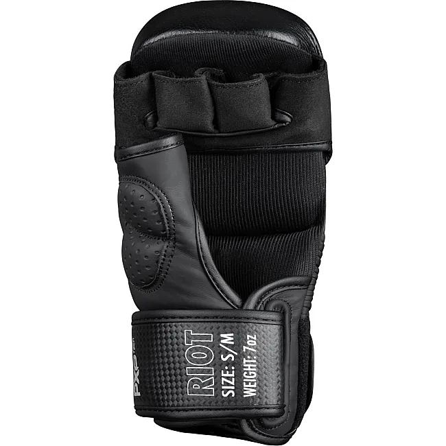 Перчатки для ММА Phantom RIOT Pro Black (капа в подарок)