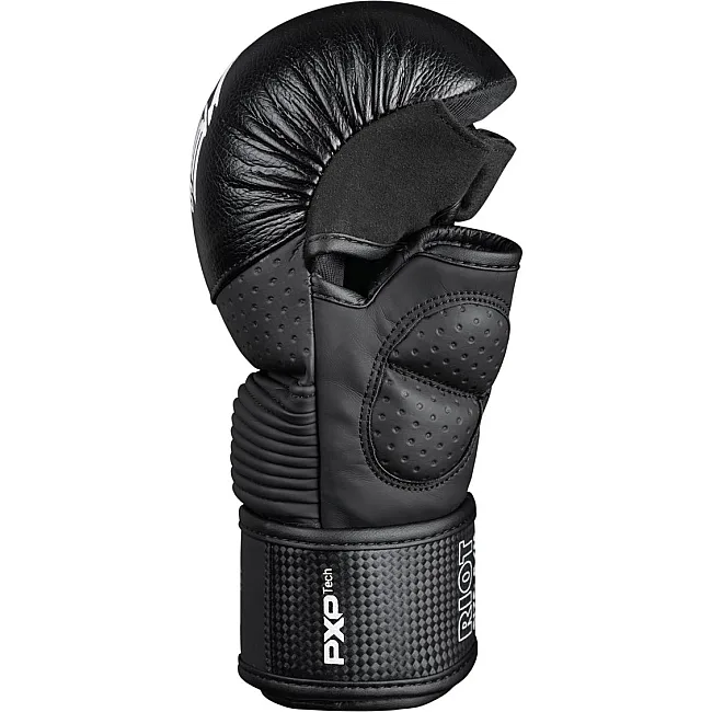 Перчатки для ММА Phantom RIOT Pro Black (капа в подарок)