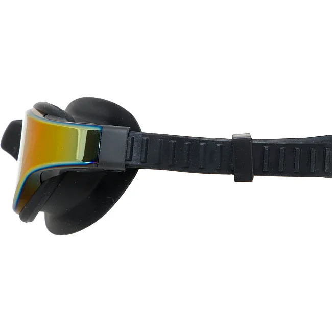 Очки для плавания взрослые радужные линзы MADWAVE
 RAY Rainbow M042003 (Черный)