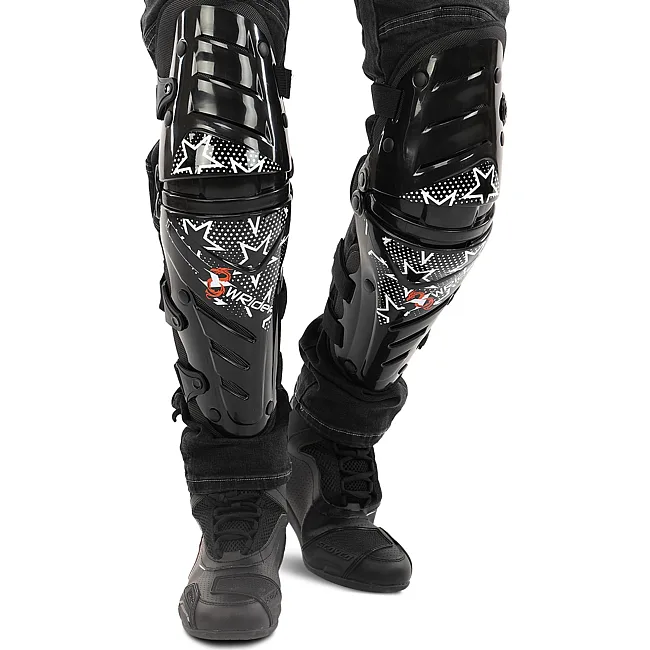 Мотонаколенники ALPINESTAR MS-4372 2шт (Черный-синий)