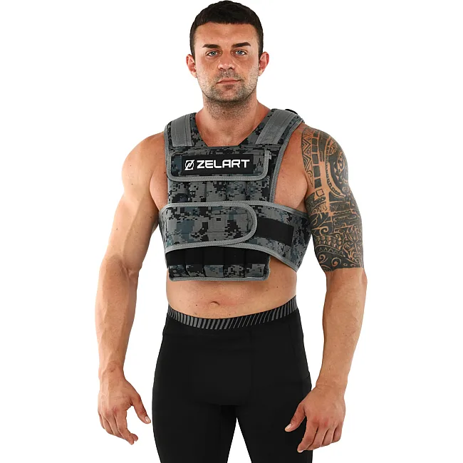 Обтяжливий жилет
 з регульованою вагою ZELART
 WEIGTH VEST TA-7806-20 вага-2-20кг