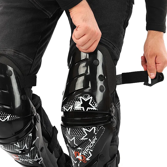 Мотонаколенники ALPINESTAR MS-4372 2шт (Черный-синий)
