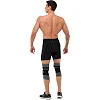 Наколенники спортивные эластичные компрессионные с фиксирующим ремнем KNEE BRACE EZOUS A-07 2шт (Серый-черный)