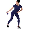 Гантель для фитнеса с TPU покрытием ZELART
 Jelly Urethane Coated Dumbbells TA-2946-5LB 1шт 2,3кг (Фиолетовый)