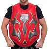 Жилет защитный для тайского бокса и кикбоксинга TOP KING Empower Creativity TKBDEM-01-SV (Красный)