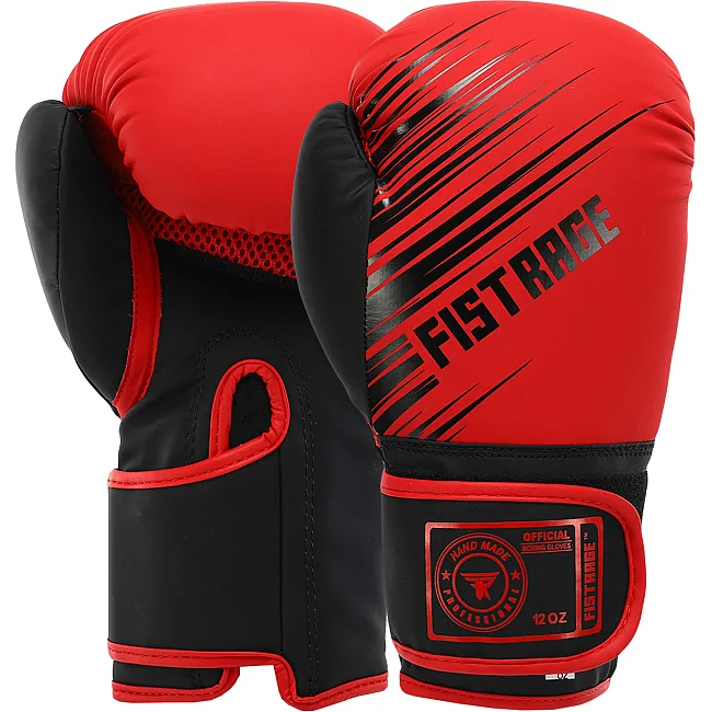 Перчатки для бокса FLEX FISTRAGE VL-9734 (Красный-черный)