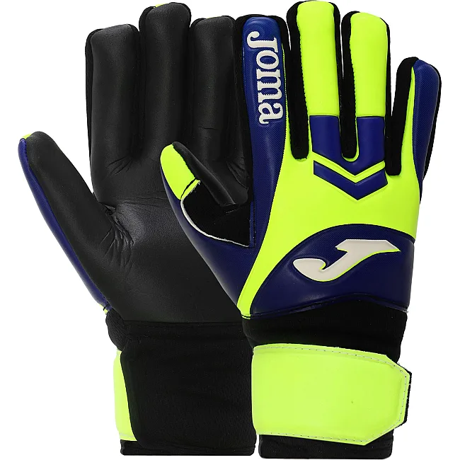 Детские вратарские перчатки
 JOMA

 HUNTER 400909-417

-темно-синий (Салатовый-темно-синий)