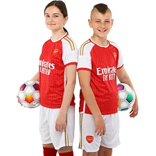 Футбольна форма дитяча із символікою клубу ARSENAL домашня 2024 SP-SPORT CO-6276 20-28