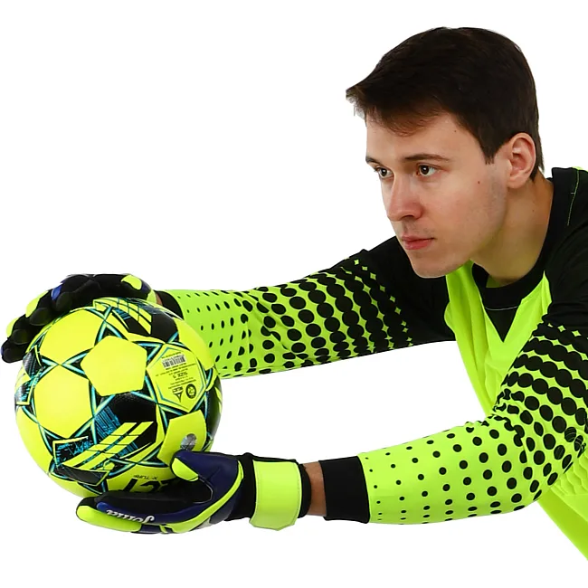 Детские вратарские перчатки
 JOMA

 HUNTER 400909-417

-темно-синий (Салатовый-темно-синий)