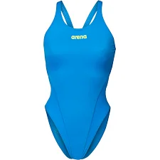 Купальник закрытый для женщин Arena TEAM SWIMSUIT SWIM TECH SOLID голубой