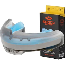 Капа для бокса Shock Doctor Ultra Braces под брекеты взрослая (возраст 12+) Black (art. 4701-BK-AD)