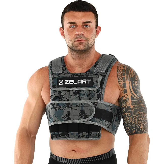 Обтяжливий жилет
 з регульованою вагою ZELART
 WEIGTH VEST TA-7806-20 вага-2-20кг
