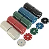 Набор для покера в металлической коробке Poker game set SP-SPORT
 6620H 200 фишек