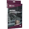 Наколенники спортивные эластичные компрессионные с фиксирующим ремнем KNEE BRACE EZOUS A-07 2шт (Серый-черный)