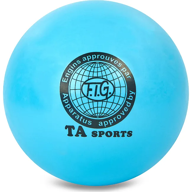Мяч для художественной гимнастики TA SPORT SP-SPORT
 BA-GB75 ø20см (Голубой)