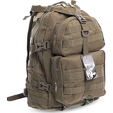 Штурмовой тактический рюкзак трехдневный SILVER KNIGHT TY-046 44х32х21см 30л (Оливковый)