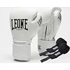 Боксерские перчатки Leone GN111 THE GREATEST White (бинты 4 м. в комплекте)