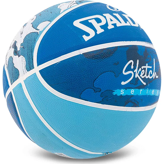 Баскетбольный мяч
 резиновый SPALDING SKETCH DRIBBLE 84448Y
 7 (Синий)