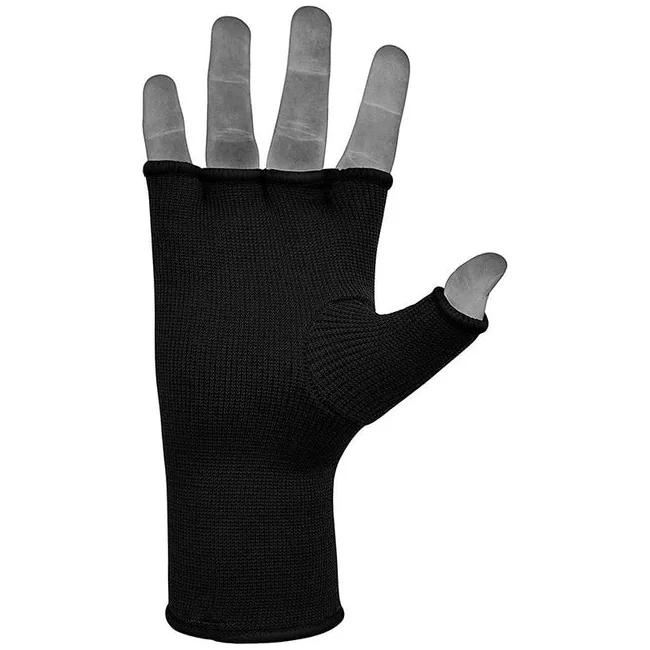 Быстрые гелевые бинты RDX HУниверсальный iery Inner Elasticated Half Finger Black Golden