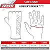 Быстрые гелевые бинты RDX HУниверсальный iery Inner Elasticated Half Finger Black Golden