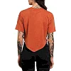 Футболка женская AFFLICTION Awakening Light Rust Lava Wash