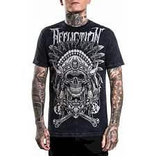 Футболка мужская AFFLICTION Silent Rain Tee Reversible