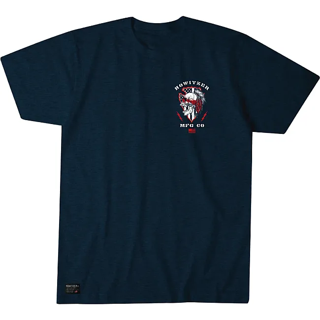 Футболка мужская HOWITZER From Afar Denim/Black Heather