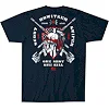 Футболка мужская HOWITZER From Afar Denim/Black Heather