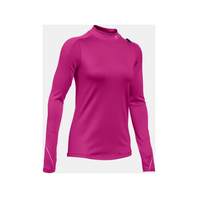 Женская спортивная кофта Under Armour ColdGear® Elements Mock Magenta Shock
