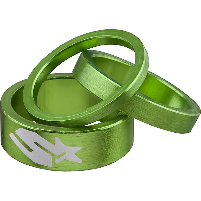 Набор спейсеров SPANK 3/6/12mm, Green