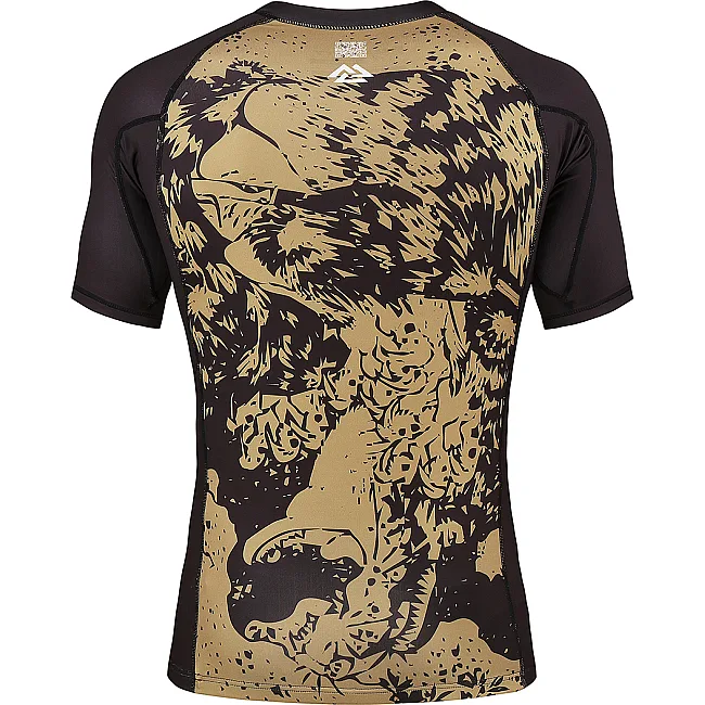 Рашгард PERESVIT Hokusai Short Sleeve Sand