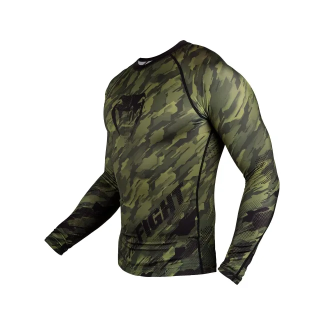 Рашгард з довгим рукавом VENUM Tecmo Long Khaki
