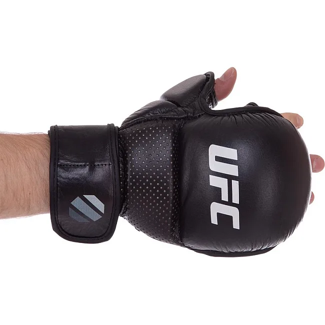Рукавиці рукопашні ММА шкіряні UFC PRO MMA Combat UCK-75195 L/XL